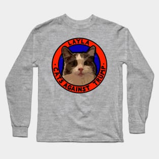 CATS AGAINST TRUMP - LAYLA Long Sleeve T-Shirt